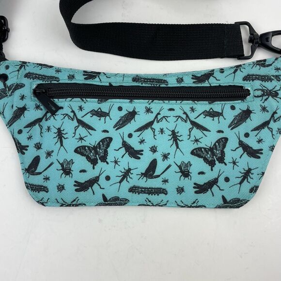 Sipsey Wilder Blue Bugs Not Drugs Pocket Belt Fanny Waist Sling Bag No Extender - Picture 4 of 8